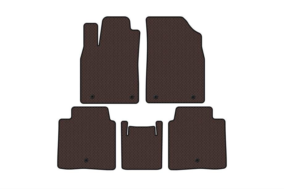 Lexus ES 2012-2018 Tapis en caoutchouc Carsuit (SD, Hybride, marron) Image