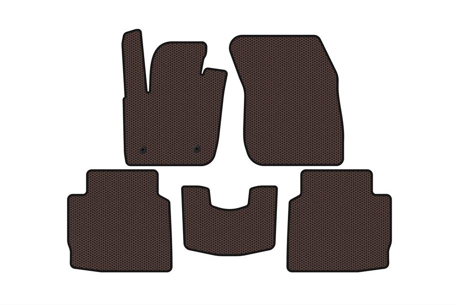 Lincoln MKZ 2012-2020 Tapis en caoutchouc Carsuit (2016-2020, SD, marron) Photo 1