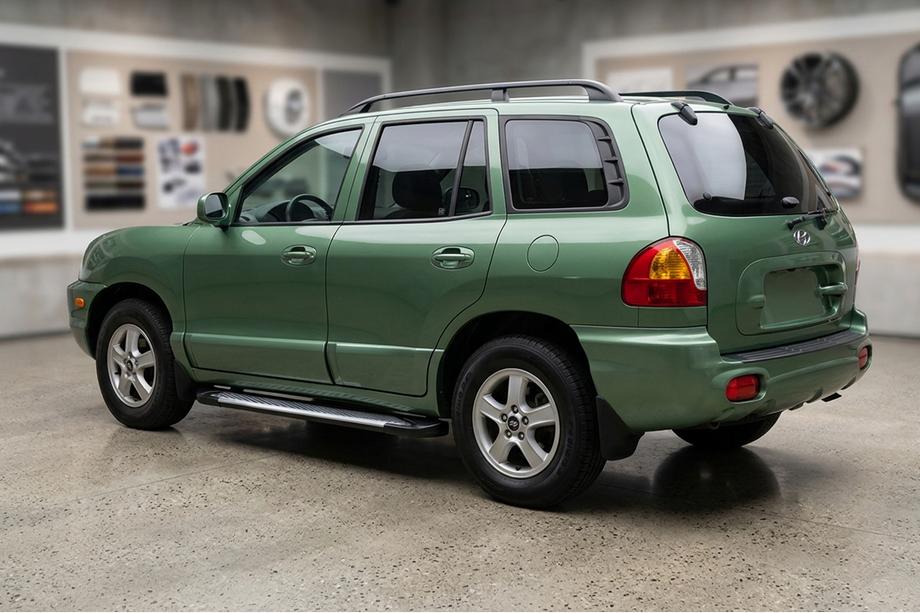 Hyundai Santa Fe 1 2000-2006 Marchepieds Latéraux Line (2 pcs, Aluminium) Image
