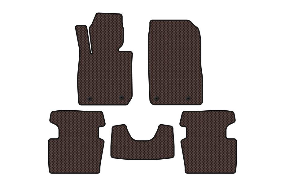 Mazda CX-3 2015- Tapis en caoutchouc Carsuit (à partir de 2018, marron) Photo 1
