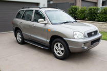 Hyundai Santa Fe 1 2000-2006 Marchepieds Latéraux Duru (2 pcs, Aluminium) photo 1