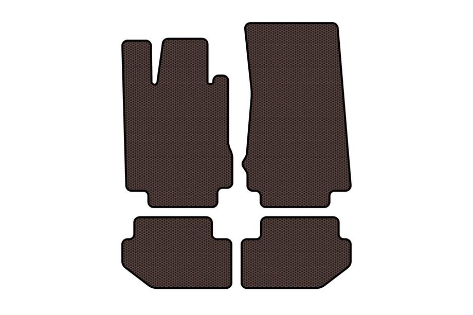 Mercedes CL-class C215 1999-2006 Tapis en Caoutchouc Carsuit (Marron) Photo 1