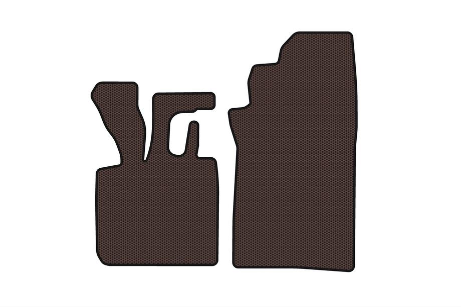 Smart 1998-2007 Tapis en caoutchouc Carsuit (1998-2003, Cabriolet, marron) Image