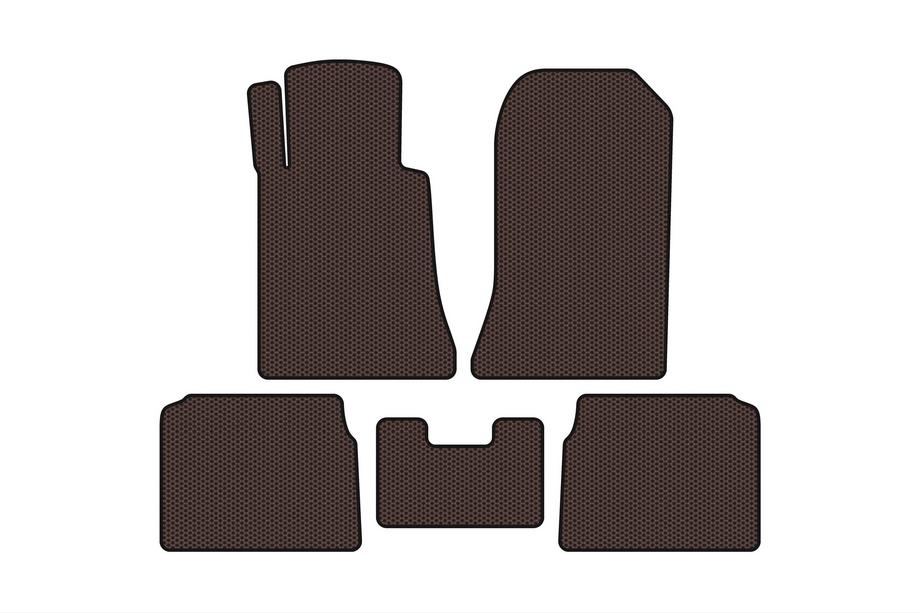 Mercedes E-class W124 1984–1997 Tapis en Caoutchouc Carsuit (SD, Marron) Image