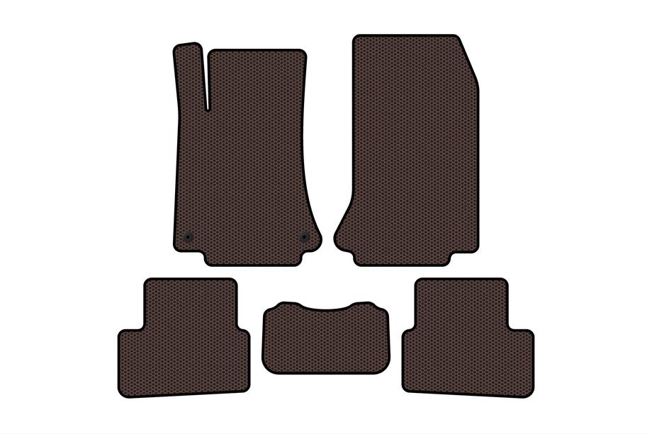 Mercedes A-class W176 2012-2018 Tapis en Caoutchouc Carsuit (Marron) Image