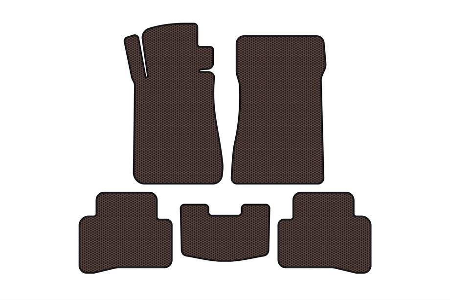 Mercedes C-class W202 1993-2001 Tapis en Caoutchouc Carsuit (SD, Marron) Photo 1