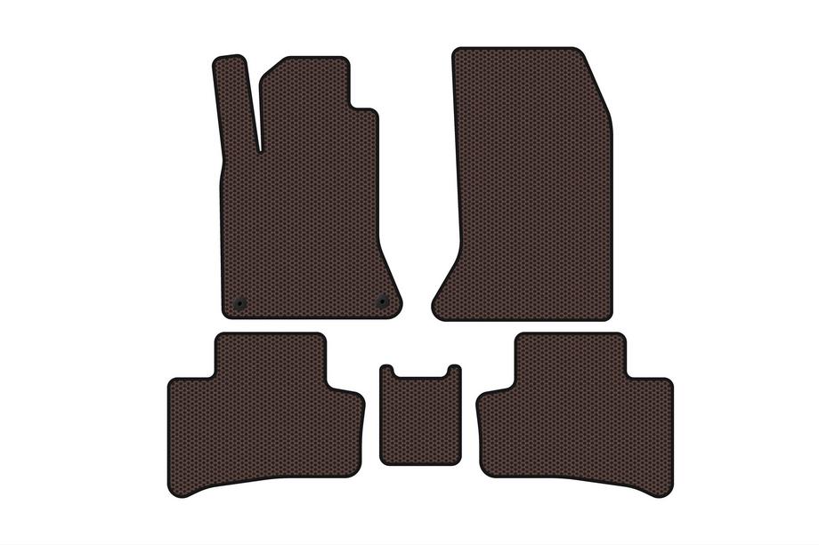 Mercedes B-class W246 2011-2018 Tapis en caoutchouc Carsuit (2011-2015, Électrique, Marron) Photo 1