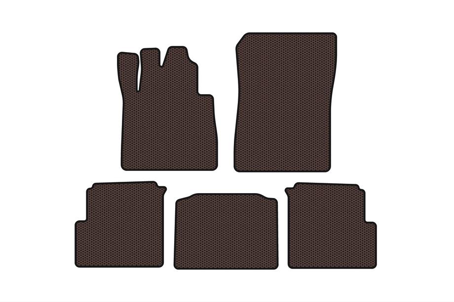 Mercedes G class W463 1990-2018 Tapis en caoutchouc Carsuit (2012-2015, 5 portes, marron) Photo 1