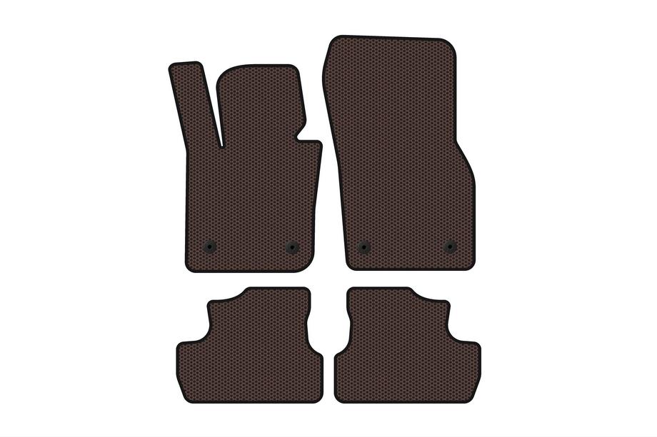 Mini Cooper F55/56/57 2014-2023 Tapis en caoutchouc Carsuit (pour S F56, marron) Image