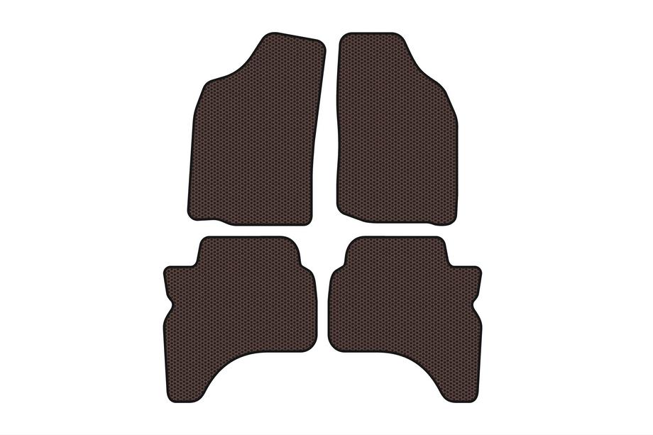 Mitsubishi L200 1996-2006 Tapis en Caoutchouc Carsuit (Marron) Image