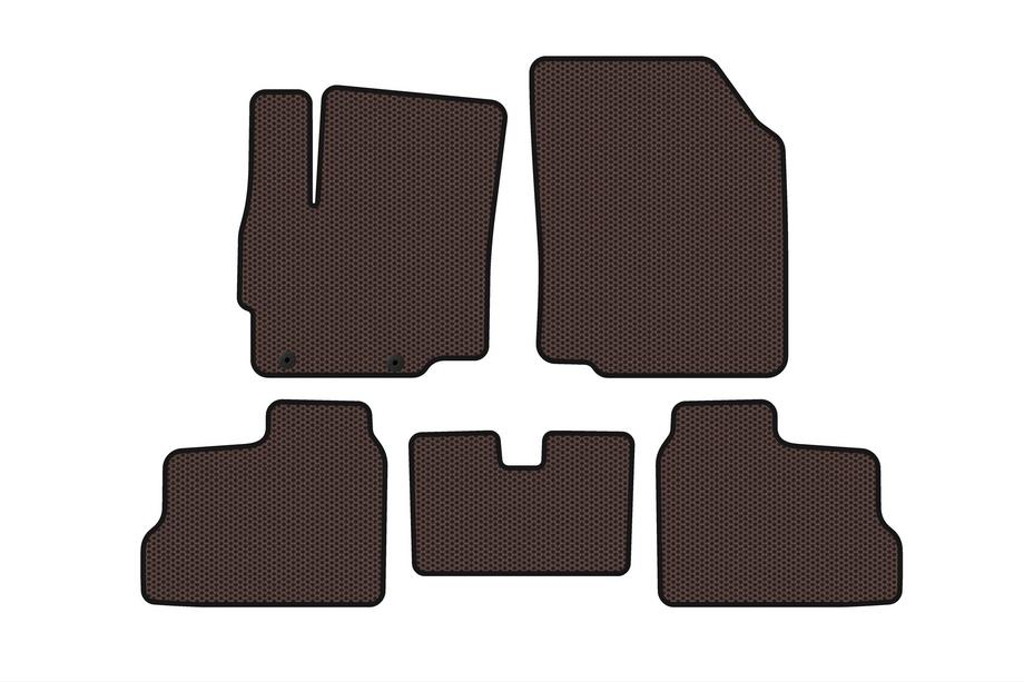 Mitsubishi Space Star/Mirage 2012- Tapis en caoutchouc Carsuit (pour Mirage, HB, marron) Photo 1