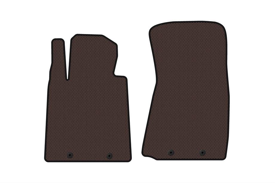 Nissan 370Z 2008-2021 Tapis en caoutchouc Carsuit (Coupé, marron) Photo 1