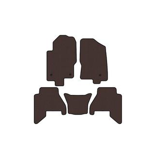 Tapis de sol en caoutchouc Carsuit V2 (2 rangées, Marron, 2010-2014) Nissan Pathfinder R51 2005-2014 photo 1