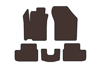 Opel Agila 2007-2015 Tapis en caoutchouc Carsuit (HB, marron) photo 1