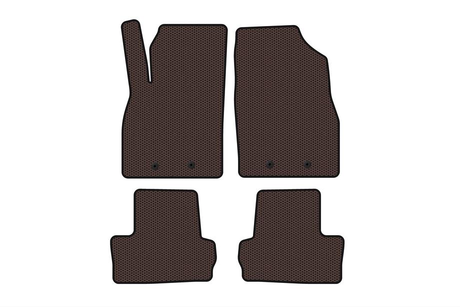 Opel Ampera 2011-2016 Tapis en caoutchouc Carsuit (LB, Hybride, marron) Image