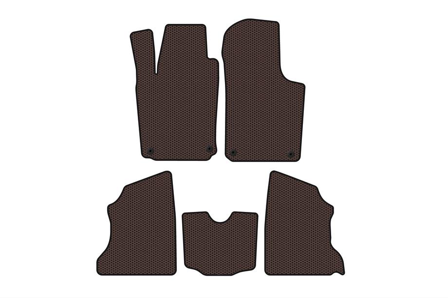 Opel Combo 2002–2012 Tapis en Caoutchouc Carsuit (Marron) Image