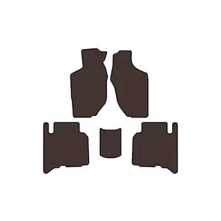 Tapis en caoutchouc Carsuit (5 portes, marron) photo 1