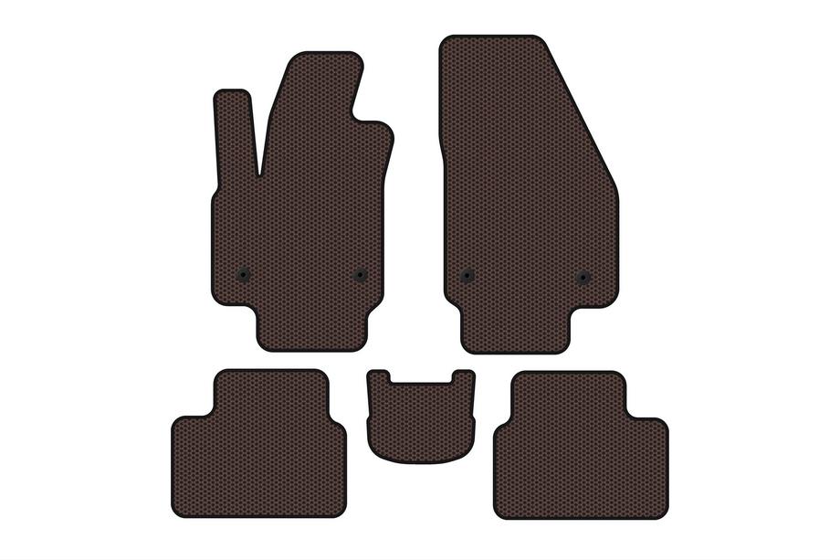 Opel Meriva 2010-2017 Tapis en Caoutchouc Carsuit (Marron) Photo 1