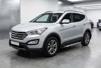 Hyundai Santa Fe 3 2012-2018 Marchepieds Latéraux Sunrise (2 pcs, Aluminium) photo 1