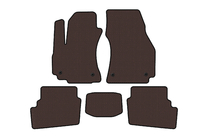Opel Zafira A 1998-2005 Tapis en caoutchouc Carsuit (2 rangées, 2003-2005, 7 places, marron) photo 1