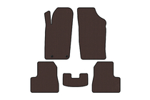 Peugeot 206 1998-2024 Tapis en Caoutchouc Carsuit (2009-2013, Marron) photo 1
