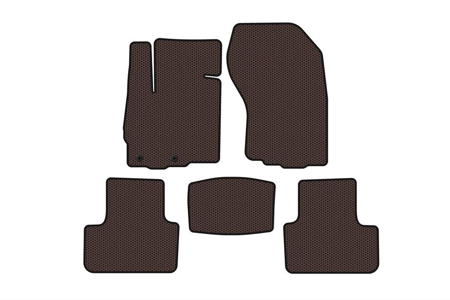 Peugeot 4008 2012-2017 Tapis en Caoutchouc Carsuit (Marron) Image