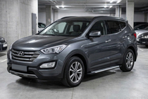 Hyundai Santa Fe 3 2012-2018 Marchepieds Latéraux Line (2 pcs, Aluminium) photo 1