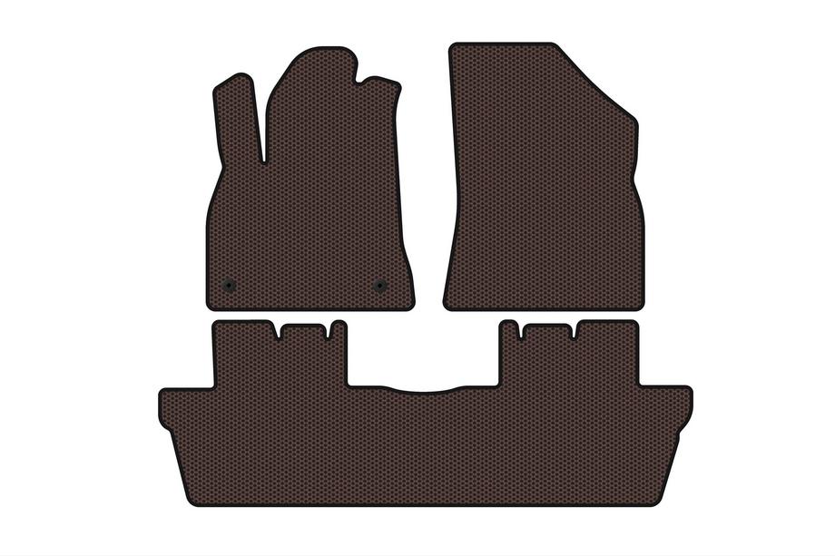 Peugeot 5008 2009-2016 Tapis en Caoutchouc Carsuit (Marron) Image