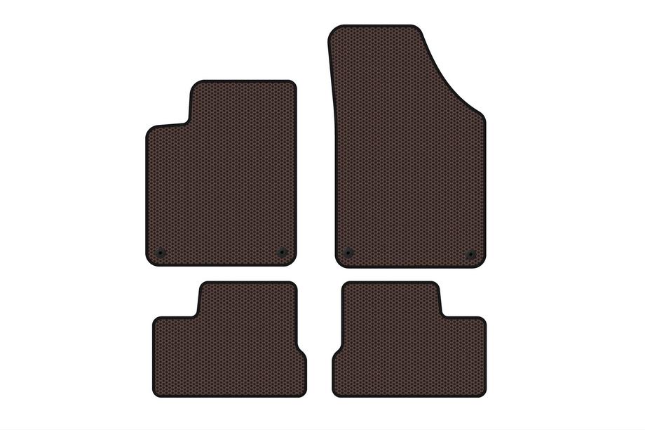 Peugeot RCZ 2010-2015 Tapis en Caoutchouc Carsuit (Marron) Image