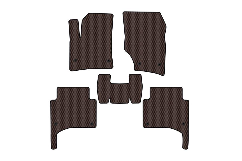 Porsche Cayenne 2003–2010 Tapis en Caoutchouc Carsuit (Marron) Image
