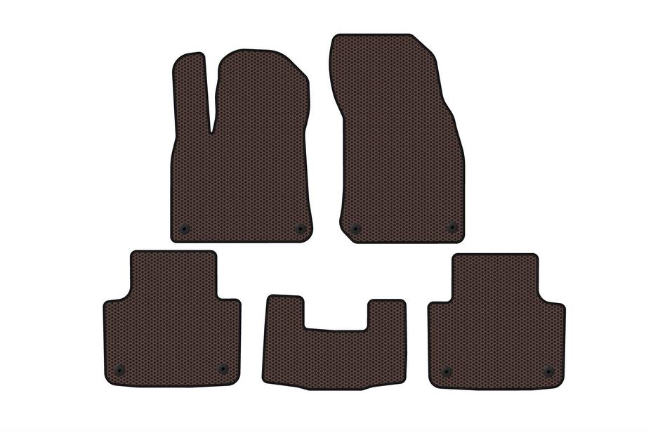 Porsche Cayenne 2018- Tapis en Caoutchouc Carsuit (Marron) Photo 1