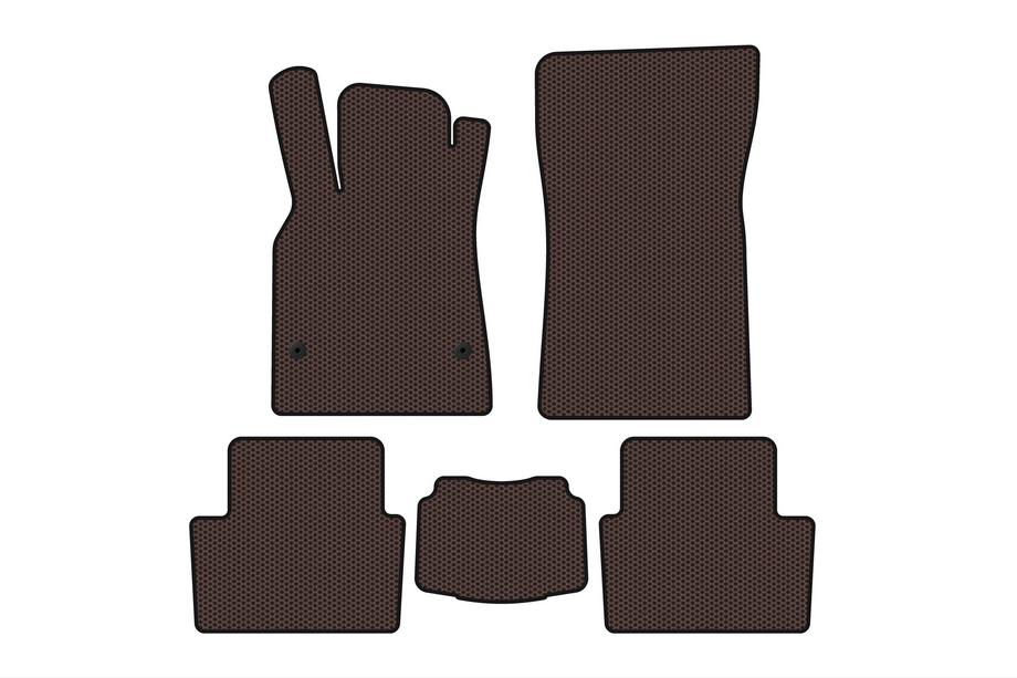 Renault Fluence 2009-2016 Tapis en Caoutchouc Carsuit (SD, Marron) Image