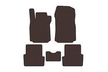 Renault Modus 2005-2012 Tapis en Caoutchouc Carsuit (Marron) photo 1