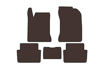 Renault Laguna 2001-2007 Tapis en caoutchouc Carsuit (SW, marron) photo 1