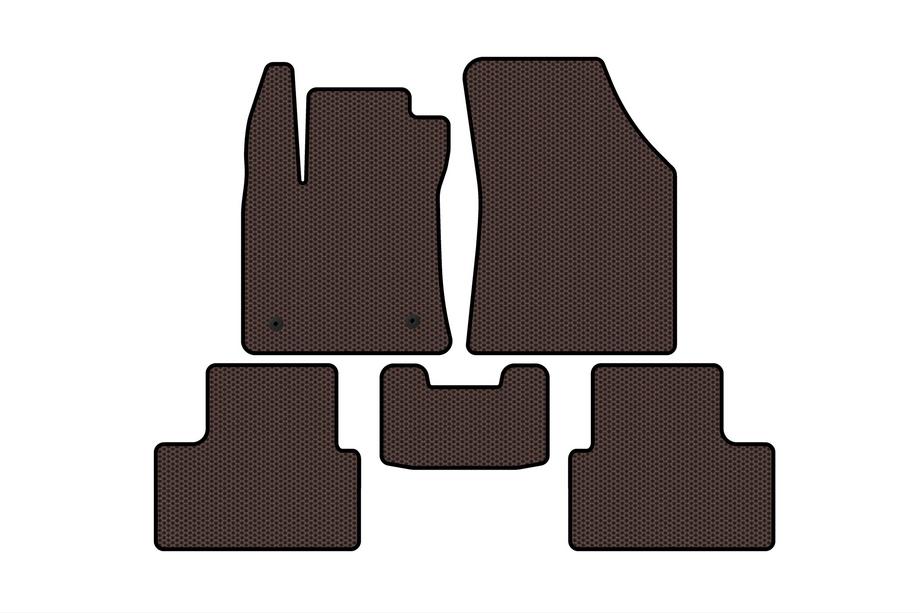 Renault Megane IV 2016-2025 Tapis en Caoutchouc Carsuit (SD, Marron) Image