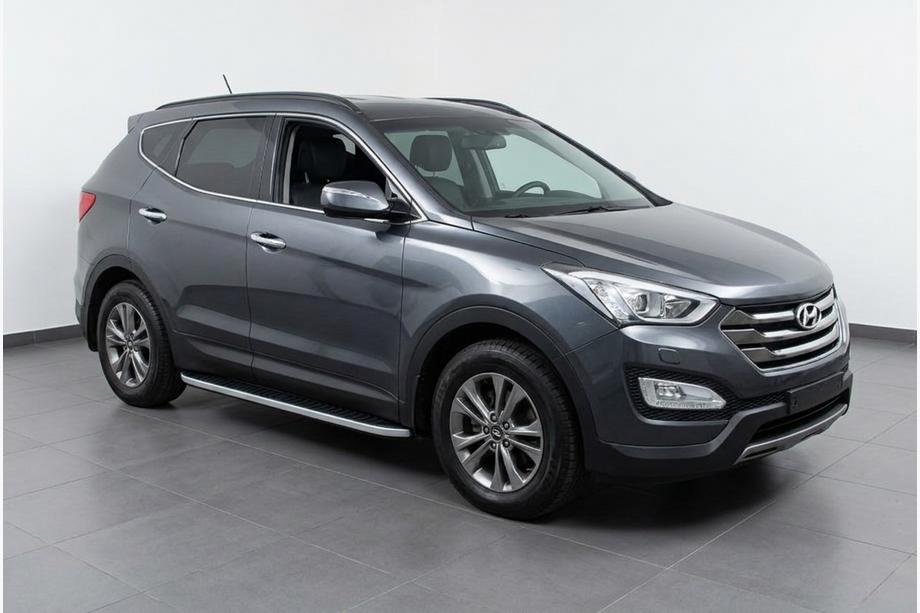 Hyundai Santa Fe 3 2012-2018 Marchepieds Latéraux Tayga Grey (2 pcs, Aluminium) Photo 1