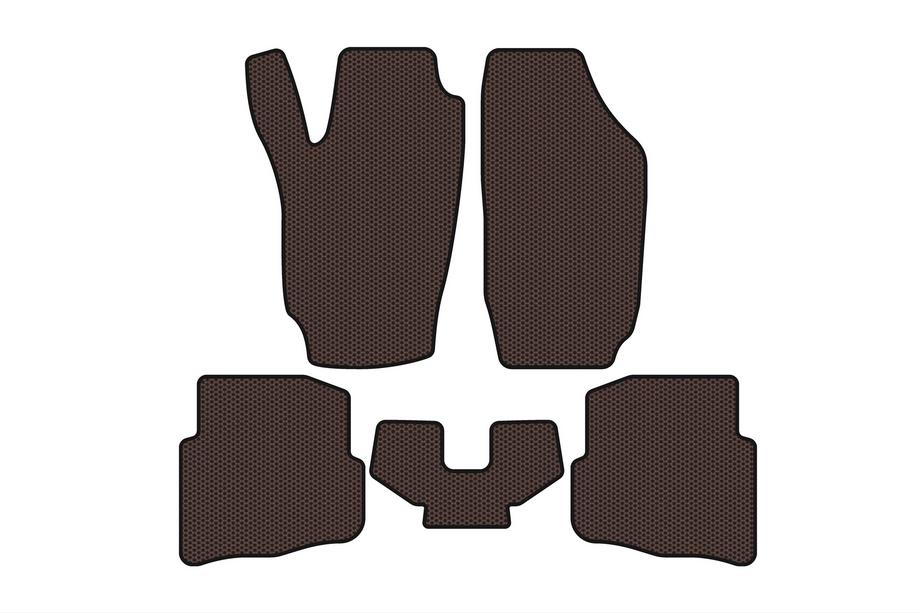 Seat Ibiza 2002-2009 Tapis en Caoutchouc Carsuit (Marron) Image