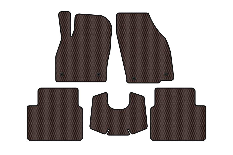 Skoda Kamiq 2019- Tapis en caoutchouc Carsuit (Boîte automatique, marron) Image