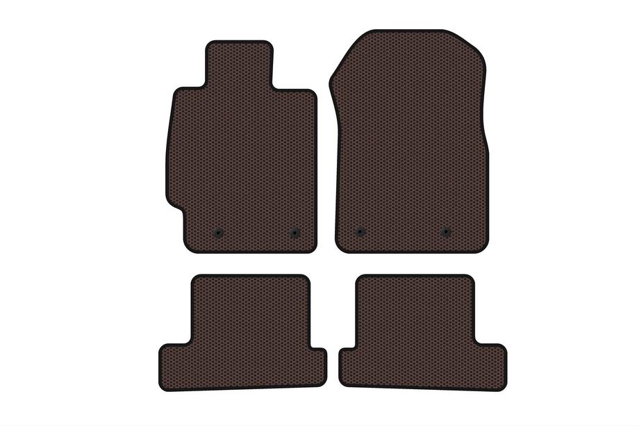 Subaru BRZ 2012-2021 Tapis en caoutchouc Carsuit (Coupé, marron) Photo 1
