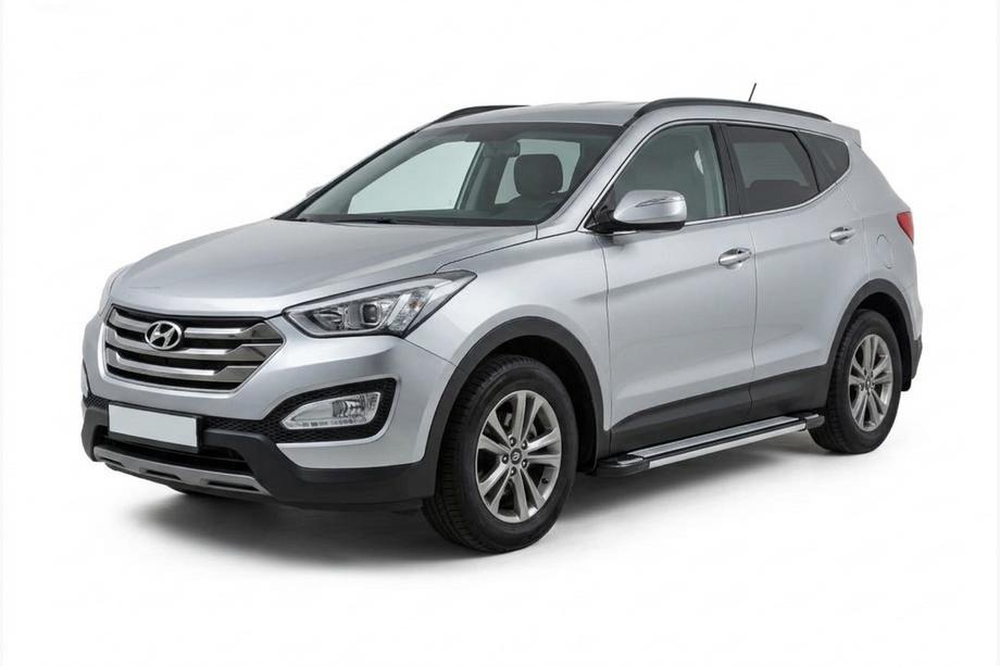 Hyundai Santa Fe 3 2012-2018 Marchepieds Latéraux Rainbow (2 pcs, Aluminium) Image