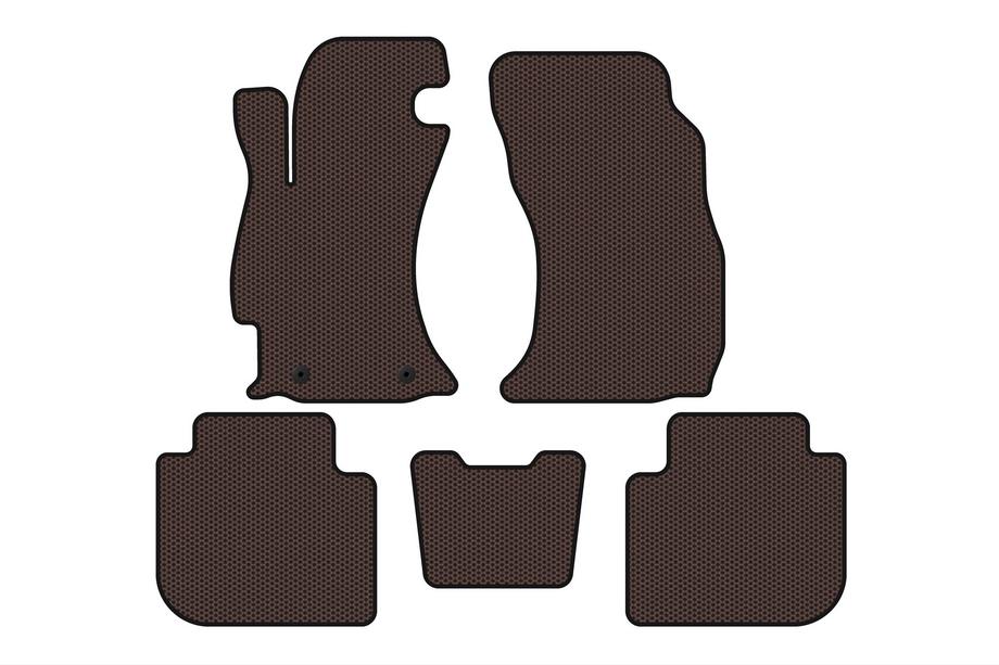 Subaru Forester 2013-2018 Tapis en caoutchouc Carsuit (2013-2017, marron) Photo 1