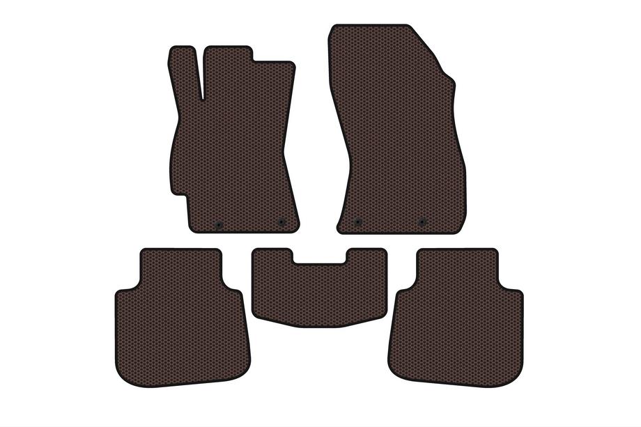 Subaru Legacy 2014-2019 Tapis en caoutchouc Carsuit (SD, Legacy BN, marron) Image
