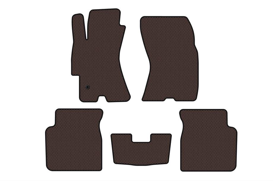 Subaru Outback 2005-2009 Tapis en Caoutchouc Carsuit (Marron) Photo 1