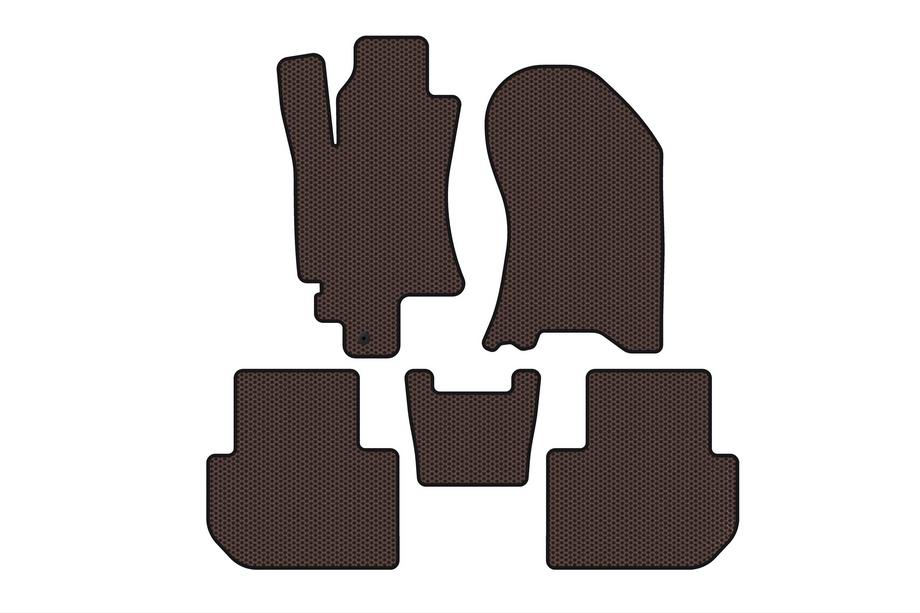 Subaru Tribeca 2005-2014 Tapis en Caoutchouc Carsuit (Marron) Photo 1