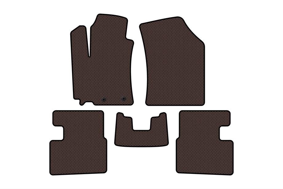 Suzuki Swift 2010-2017 Tapis en caoutchouc Carsuit (HB, 5 portes, marron) Image