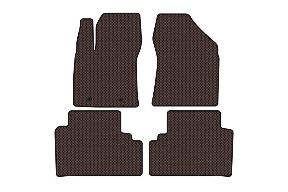 Toyota Avensis 2009-2018 Tapis en Caoutchouc Carsuit (SD, Marron) Photo 1