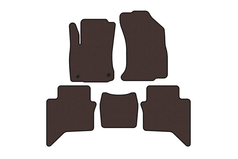 Toyota Hilux 2015- Tapis en Caoutchouc Carsuit (Marron) Image