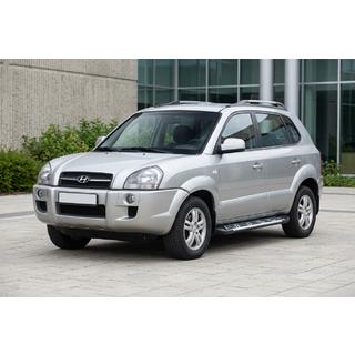 Marchepieds Latéraux Sunrise (2 pcs, Aluminium) Hyundai Tucson JM 2004- photo 1