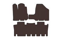 Toyota Sienna 2003-2009 Tapis en caoutchouc Carsuit (2 rangées, marron) photo 1