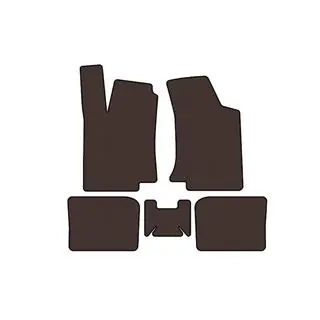 Tapis en caoutchouc Carsuit (HB, 3 portes, marron) photo 1